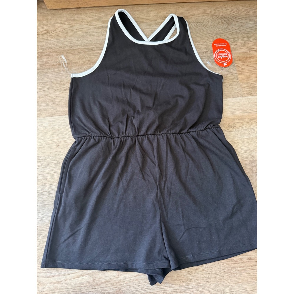 Girl romper XL 14/16 with cross back